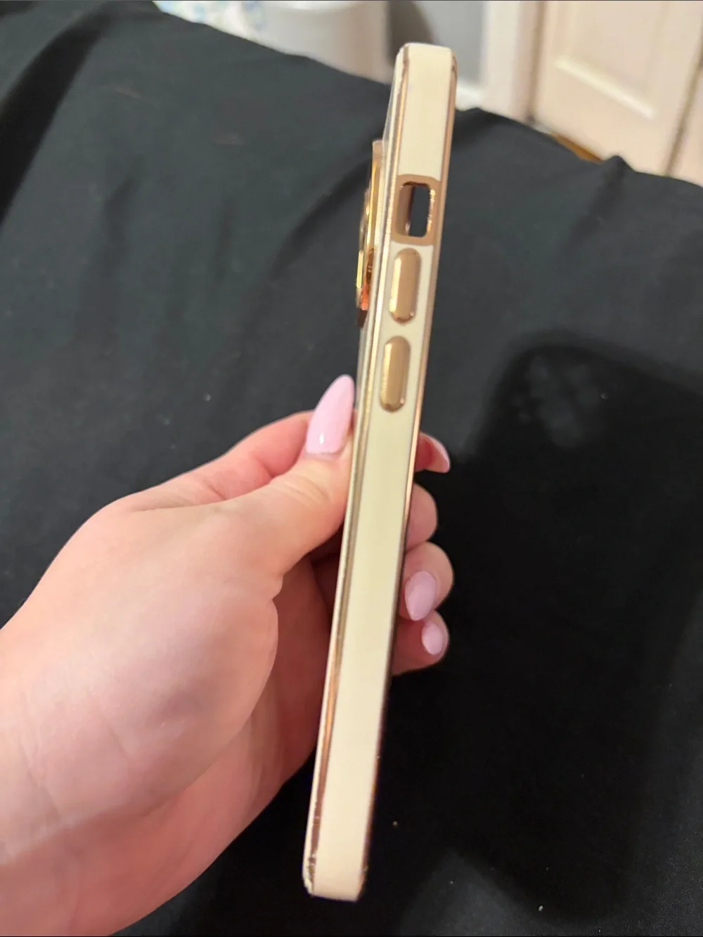 Gold Beige Camera-Style iPhone 13 case